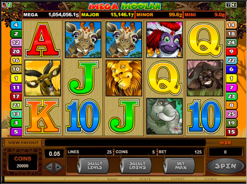 mega moolah partypokies